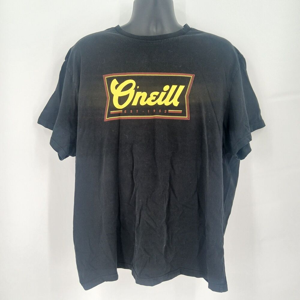 O'Neill Modern Fit Charcoal Dark Grey Graphic T-Shirt Mens Size XXL